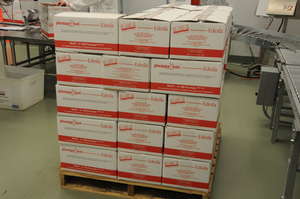 A Pallet of Plumpy'nut- ready to go
