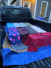 Transporting cats to FCCO's clinic