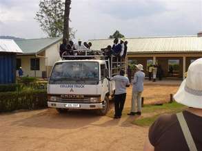 The VTC college truck taking students on an outing