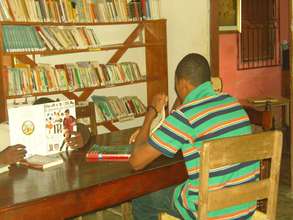 Haiti Projects' library in use