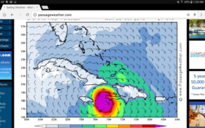 Hurricane Matthew headed to Fond des Blancs, Haiti