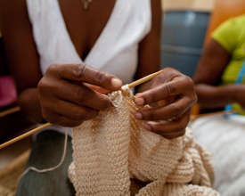 Knitting Hands