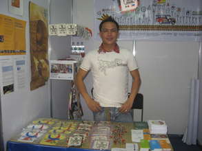 YouthLEAP Booth in 2008 AIDS Conference in Mexico