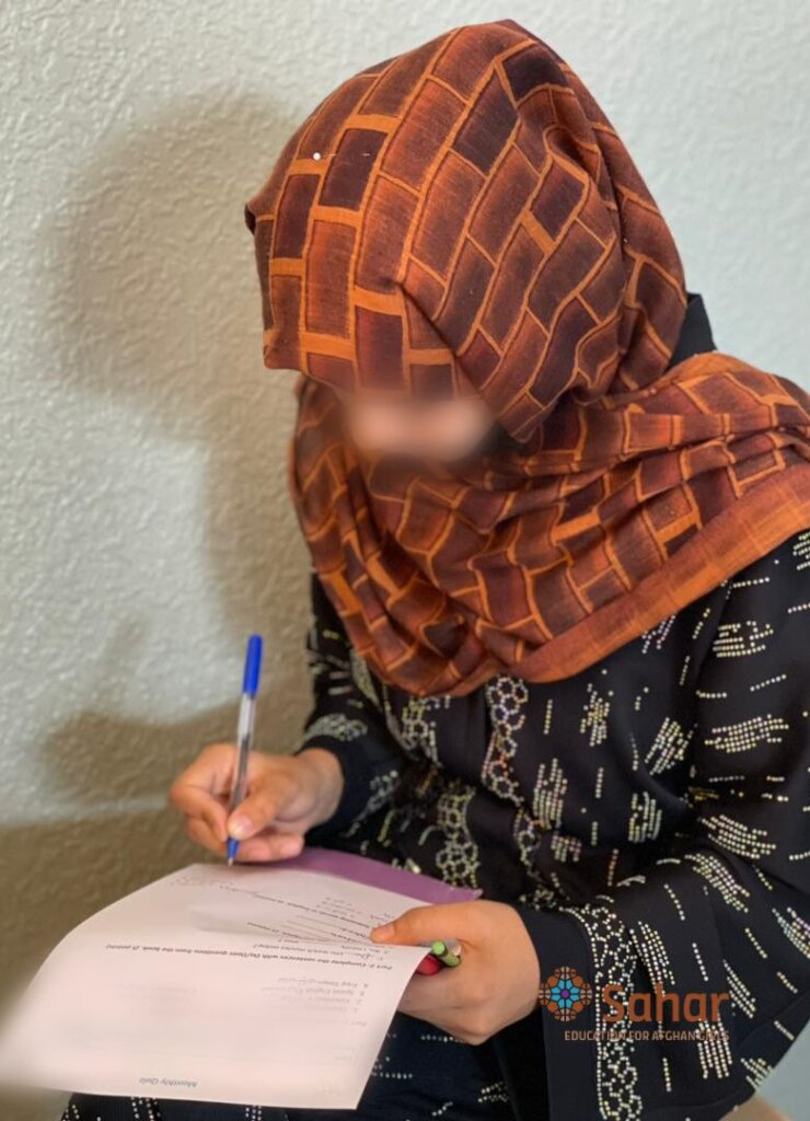 Afghan Girls Learning English