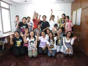 Students after basic self-defence training