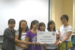Smile of the winning team