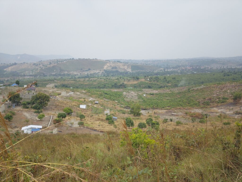 Piece of land in one among the areas we targeted