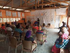 The training on IGA for the survivors in Kalehe