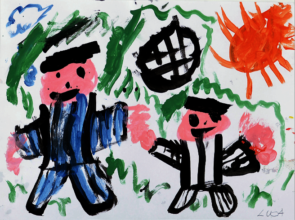 Drawing from a child