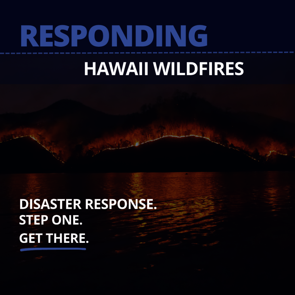 Help Airlink Send Responders - Hawaii Wildfires
