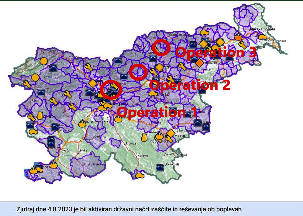 Floods in Slovenia Emergency