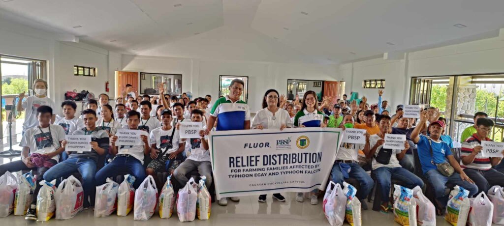PBSP Response to Families Affected by Typhoons