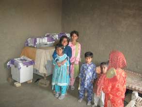 children in new home