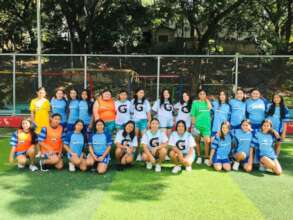 Girls football tournament, organized by our youth