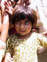 Innocent Child ready for vacination