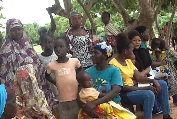 Offering shelters for displaced people in Burkina