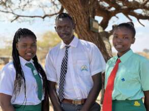 Student beneficiaries of the Angaza programme.