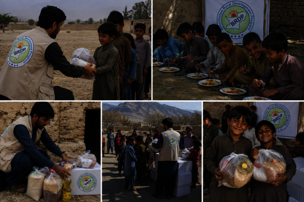 Distribution of Food to Poor Children