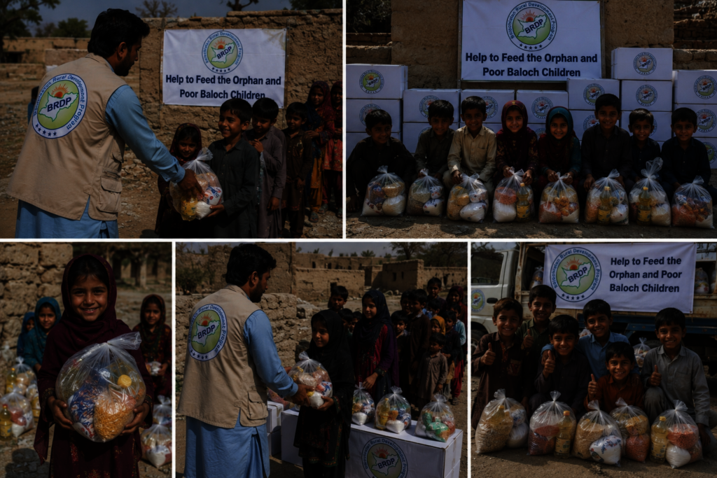 Distribution of Food to Poor Children