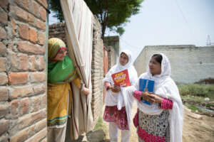 Polio-vaccine awareness visit - Nowshera, Pakistan