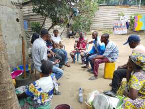 Community Meeting with IDPs in Maluku Kinshasa