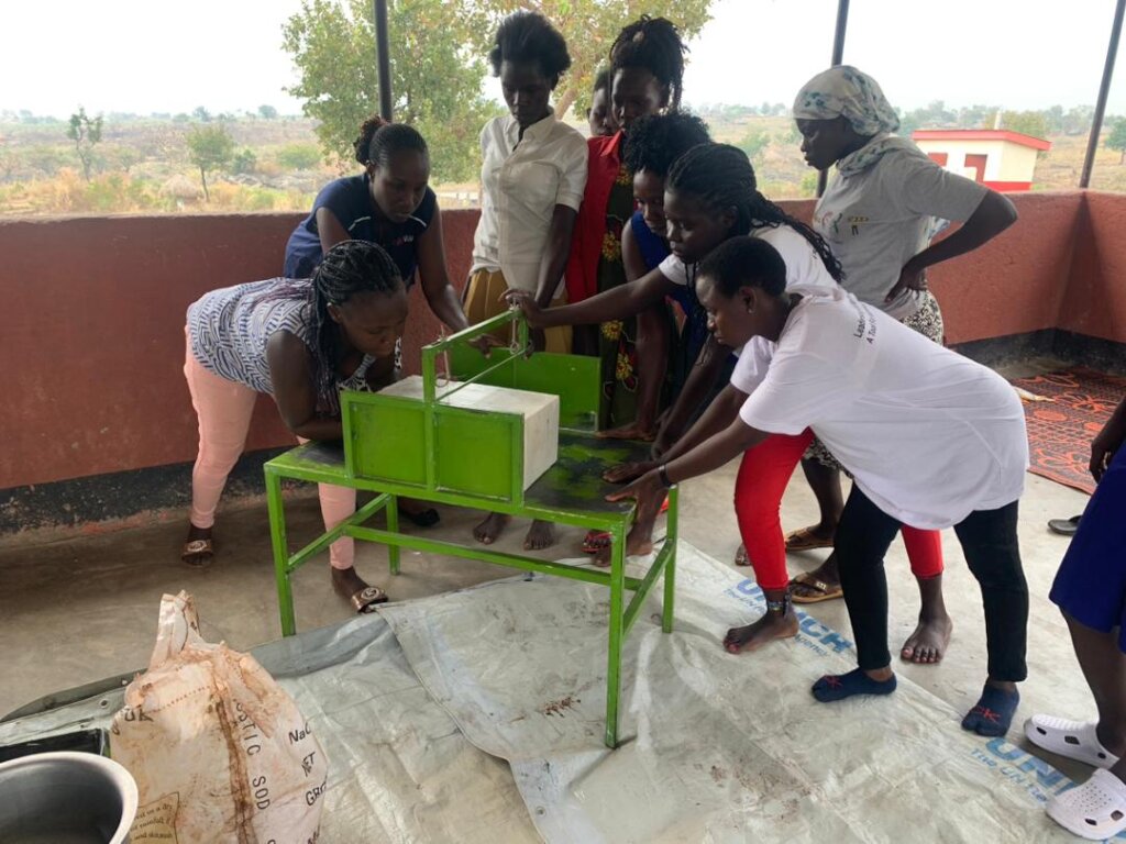 Soap-Making Machines for Refugee Girls in Imvepi