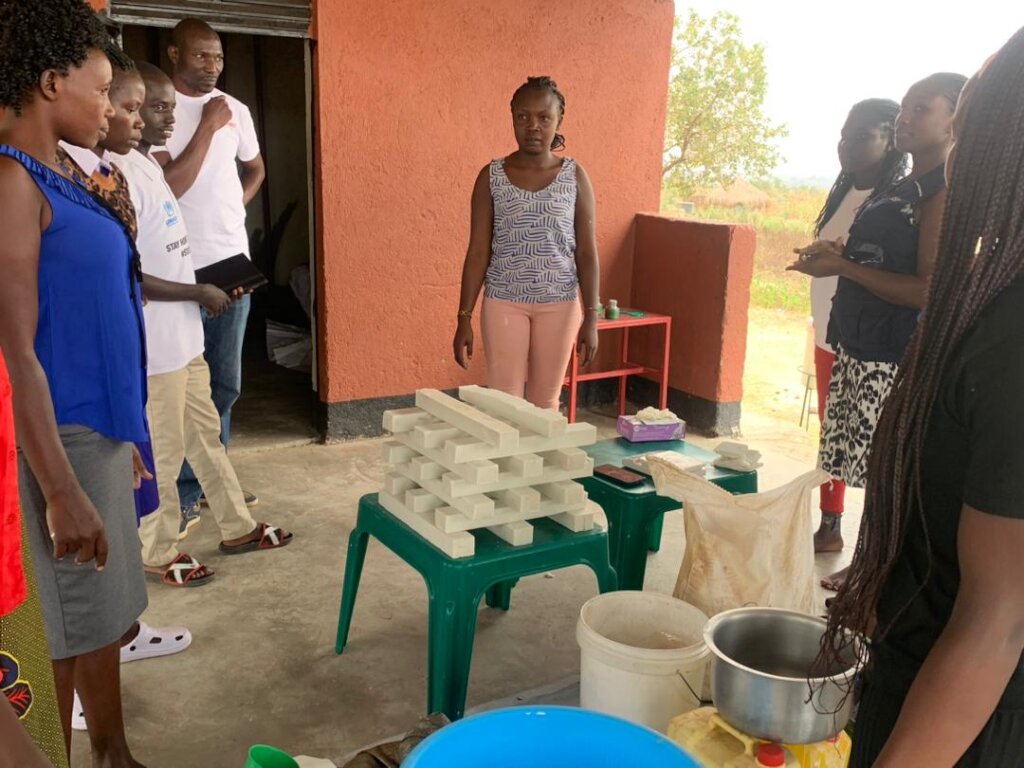 Soap-Making Machines for Refugee Girls in Imvepi