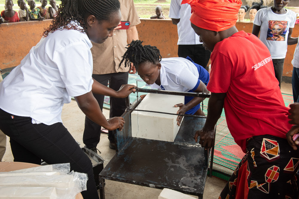 Soap-Making Machines for Refugee Girls in Imvepi