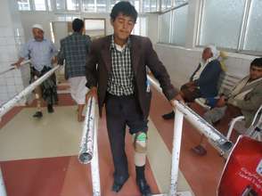 MLI provides prostheses to survivors in Yemen