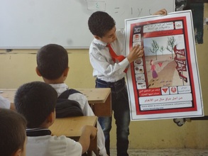 Children in Yemen learn about landmines