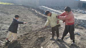 Children find landmine in Afghanistan