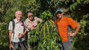 Coffee farm visit with the travellers