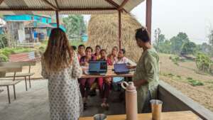 Community women on training for hosting travellers