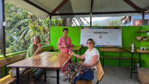 Day tour travellers enjoying the lunch at our cafe