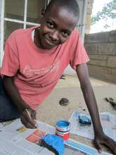 Joshua painting