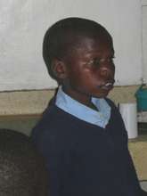 Ndegwa in school uniform