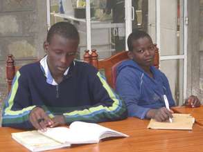 John and Joshua study hard