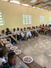 Children eating Lunch at VBS