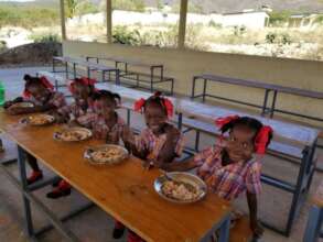 Children eating Lunch