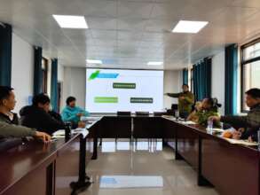 Discussing the key topics, Photo by Guo Jiayuan