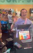 Michael at Bahama Buck's