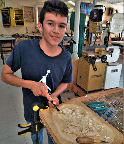 Building His Future With Wood
