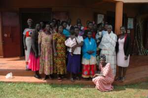 Some of the target women farmers