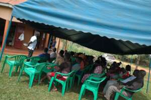 Women attend the assessment meeting