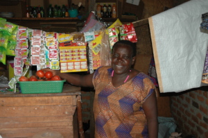 Josephine standing in her retail shop