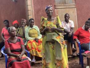 A village group meeting