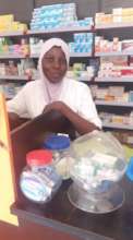 First student hired, working in a pharmacy