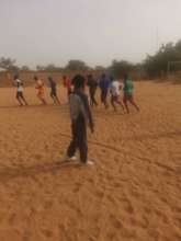 Sports internship, Habiba directing boy students