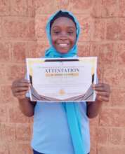Nafissa is proud of achievement award