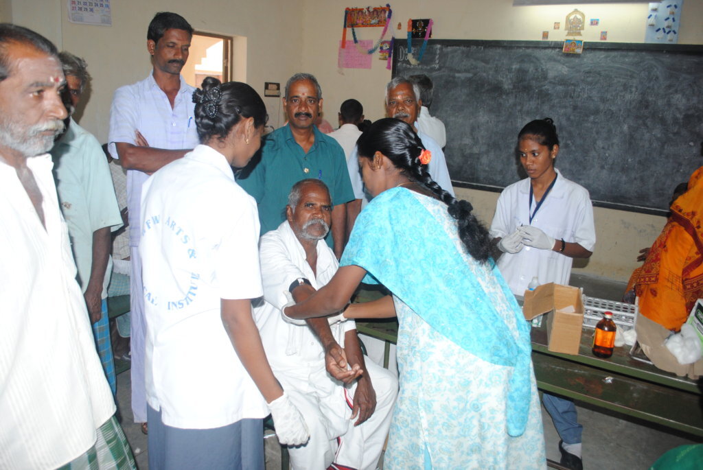 Blood check-up